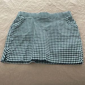Crown & Ivy gingham skirt